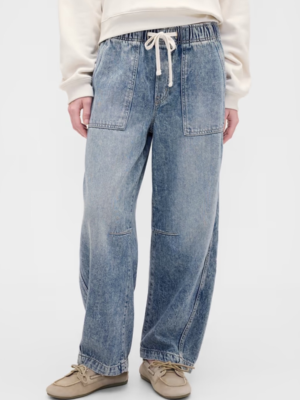 GAP Barrel Pull on Jeans